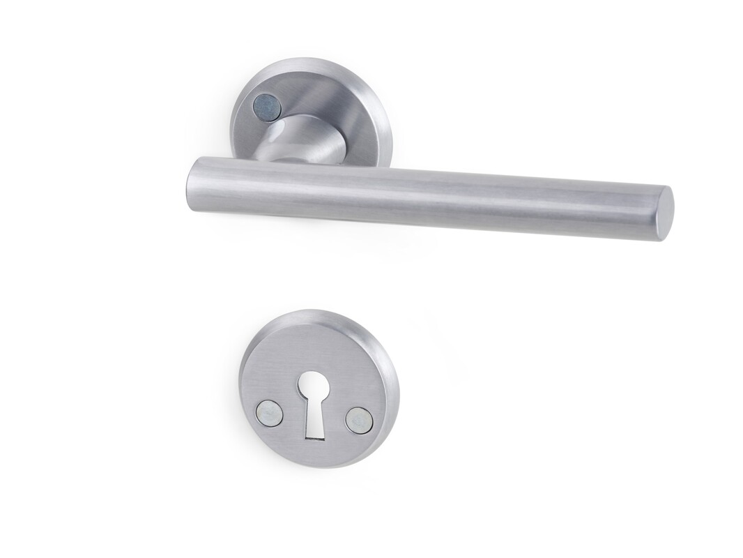 Hurðarhúnn Lyon burstað stál Habo CC30 inni - 31111