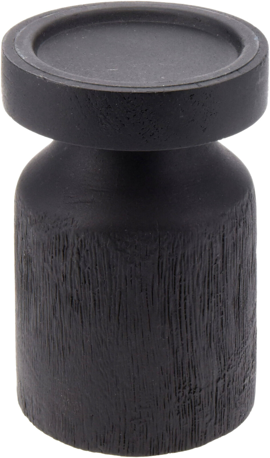 Kertastjaki svartur úr við 15cm