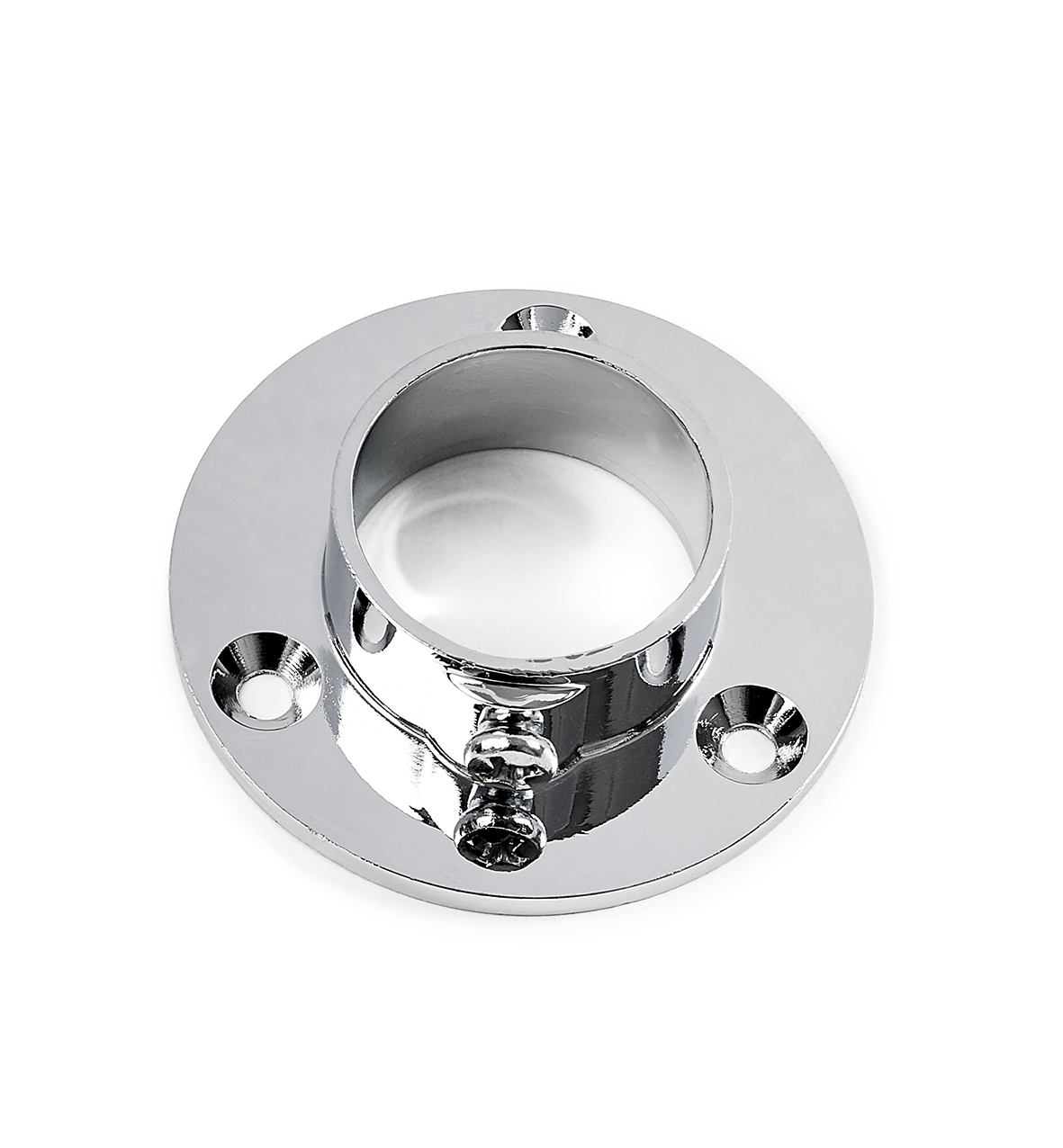 Festing fyrir rör 25 mm króm lokuð Habo koma 2 saman í pakka